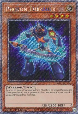 Photon Thrasher (Platinum Secret Rare) (RA04-EN170) - Quarter Century Stampede 1st Edition Quarter Century Stampede Yugioh Single  Squirtle Squad Card Shop.
