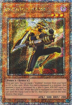 Inzektor Hornet (Quarter Century Secret Rare) (RA04-EN171) - Quarter Century Stampede 1st Edition Quarter Century Stampede Yugioh Single  Squirtle Squad Card Shop.