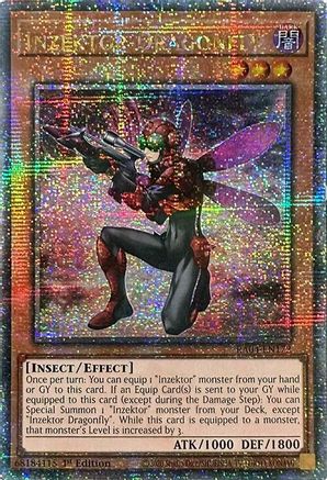 Inzektor Dragonfly (Quarter Century Secret Rare) (RA04-EN172) - Quarter Century Stampede 1st Edition Quarter Century Stampede Yugioh Single  Squirtle Squad Card Shop.