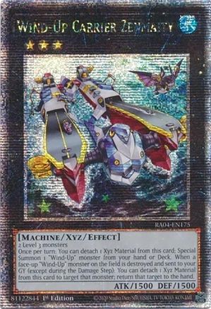 Wind-Up Carrier Zenmaity (Quarter Century Secret Rare) (RA04-EN175) - Quarter Century Stampede 1st Edition Quarter Century Stampede Yugioh Single  Squirtle Squad Card Shop.