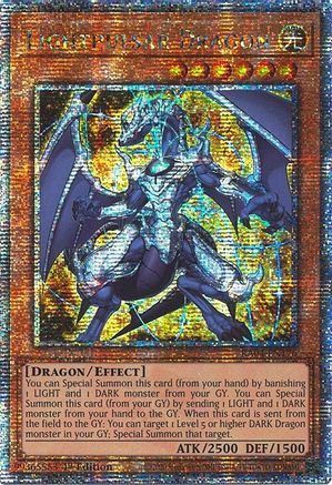 Lightpulsar Dragon (Quarter Century Secret Rare) (RA04-EN176) - Quarter Century Stampede 1st Edition Quarter Century Stampede Yugioh Single  Squirtle Squad Card Shop.