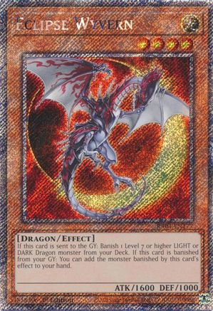 Eclipse Wyvern (Platinum Secret Rare) (RA04-EN177) - Quarter Century Stampede 1st Edition Quarter Century Stampede Yugioh Single  Squirtle Squad Card Shop.