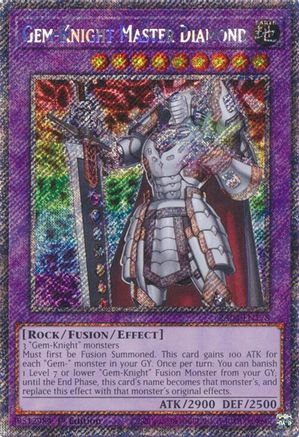 Gem-Knight Master Diamond (Platinum Secret Rare) (RA04-EN178) - Quarter Century Stampede 1st Edition Quarter Century Stampede Yugioh Single  Squirtle Squad Card Shop.