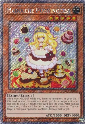 Madolche Puddingcess (Platinum Secret Rare) (RA04-EN186) - Quarter Century Stampede 1st Edition Quarter Century Stampede Yugioh Single  Squirtle Squad Card Shop.