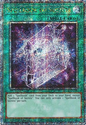 Spellbook of Secrets (Quarter Century Secret Rare) (RA04-EN189) - Quarter Century Stampede 1st Edition Quarter Century Stampede Yugioh Single  Squirtle Squad Card Shop.
