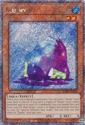 Slushy (Platinum Secret Rare) (RA04-EN196) - Quarter Century Stampede 1st Edition Quarter Century Stampede Yugioh Single  Squirtle Squad Card Shop.