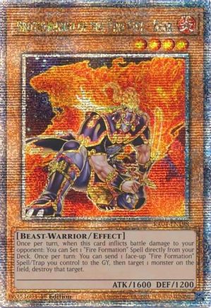 Brotherhood of the Fire Fist - Bear (Quarter Century Secret Rare) (RA04-EN198) - Quarter Century Stampede 1st Edition Quarter Century Stampede Yugioh Single  Squirtle Squad Card Shop.