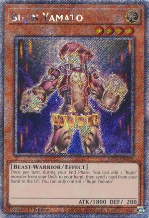Bujin Yamato (Platinum Secret Rare) (RA04-EN209) - Quarter Century Stampede 1st Edition Quarter Century Stampede Yugioh Single  Squirtle Squad Card Shop.