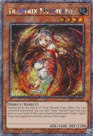 Traptrix Myrmeleo (Platinum Secret Rare) (RA04-EN210) - Quarter Century Stampede 1st Edition Quarter Century Stampede Yugioh Single  Squirtle Squad Card Shop.