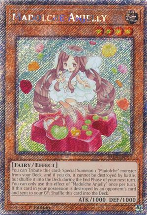 Madolche Anjelly (Platinum Secret Rare) (RA04-EN215) - Quarter Century Stampede 1st Edition Quarter Century Stampede Yugioh Single  Squirtle Squad Card Shop.