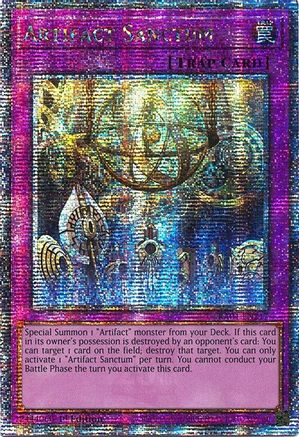 Artifact Sanctum (Quarter Century Secret Rare) (RA04-EN217) - Quarter Century Stampede 1st Edition Quarter Century Stampede Yugioh Single  Squirtle Squad Card Shop.