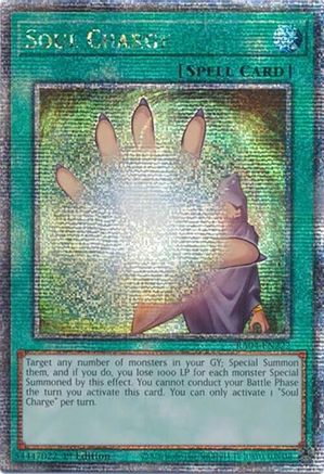 Soul Charge (Quarter Century Secret Rare) (RA04-EN222) - Quarter Century Stampede 1st Edition Quarter Century Stampede Yugioh Single  Squirtle Squad Card Shop.