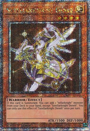 Satellarknight Deneb (Quarter Century Secret Rare) (RA04-EN227) - Quarter Century Stampede 1st Edition Quarter Century Stampede Yugioh Single  Squirtle Squad Card Shop.