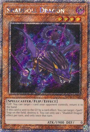 Shaddoll Dragon (Platinum Secret Rare) (RA04-EN228) - Quarter Century Stampede 1st Edition Quarter Century Stampede Yugioh Single  Squirtle Squad Card Shop.