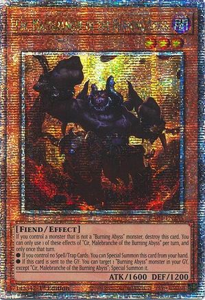 Cir, Malebranche of the Burning Abyss (Quarter Century Secret Rare) (RA04-EN235) - Quarter Century Stampede 1st Edition Quarter Century Stampede Yugioh Single  Squirtle Squad Card Shop.