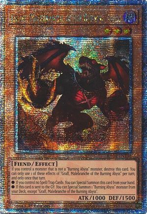 Graff, Malebranche of the Burning Abyss (Quarter Century Secret Rare) (RA04-EN234) - Quarter Century Stampede 1st Edition Quarter Century Stampede Yugioh Single  Squirtle Squad Card Shop.