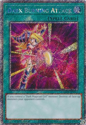 Dark Burning Attack (Platinum Secret Rare) (RA04-EN245) - Quarter Century Stampede 1st Edition Quarter Century Stampede Yugioh Single  Squirtle Squad Card Shop.