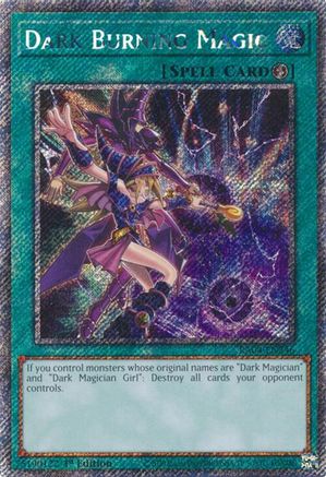 Dark Burning Magic (Platinum Secret Rare) (RA04-EN246) - Quarter Century Stampede 1st Edition Quarter Century Stampede Yugioh Single  Squirtle Squad Card Shop.