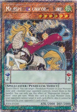 Majespecter Unicorn - Kirin (Platinum Secret Rare) (RA04-EN260) - Quarter Century Stampede 1st Edition Quarter Century Stampede Yugioh Single  Squirtle Squad Card Shop.