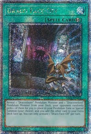 Draco Face-Off (Quarter Century Secret Rare) (RA04-EN262) - Quarter Century Stampede 1st Edition Quarter Century Stampede Yugioh Single  Squirtle Squad Card Shop.