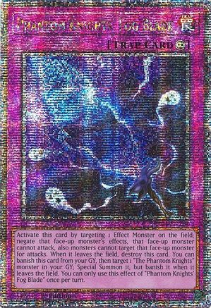 Phantom Knights' Fog Blade (Quarter Century Secret Rare) (RA04-EN264) - Quarter Century Stampede 1st Edition Quarter Century Stampede Yugioh Single  Squirtle Squad Card Shop.