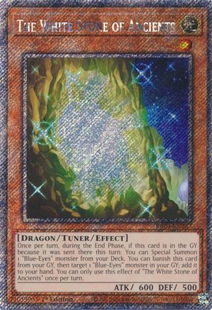 The White Stone of Ancients (Platinum Secret Rare) (RA04-EN267) - Quarter Century Stampede 1st Edition Quarter Century Stampede Yugioh Single  Squirtle Squad Card Shop.