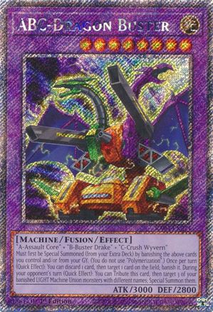 ABC-Dragon Buster (Platinum Secret Rare) (RA04-EN271) - Quarter Century Stampede 1st Edition Quarter Century Stampede Yugioh Single  Squirtle Squad Card Shop.