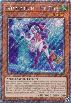 Windwitch - Ice Bell (Platinum Secret Rare) (RA04-EN273) - Quarter Century Stampede 1st Edition Quarter Century Stampede Yugioh Single  Squirtle Squad Card Shop.