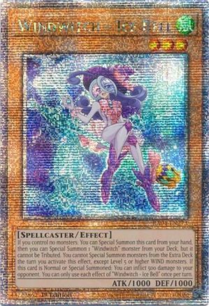 Windwitch - Ice Bell (Quarter Century Secret Rare) (RA04-EN273) - Quarter Century Stampede 1st Edition Quarter Century Stampede Yugioh Single  Squirtle Squad Card Shop.