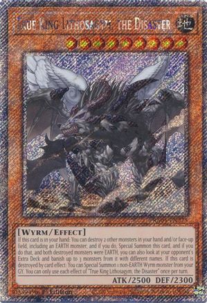 True King Lithosagym, the Disaster (Platinum Secret Rare) (RA04-EN275) - Quarter Century Stampede 1st Edition Quarter Century Stampede Yugioh Single  Squirtle Squad Card Shop.