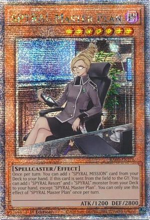 SPYRAL Master Plan (Quarter Century Secret Rare) (RA04-EN276) - Quarter Century Stampede 1st Edition Quarter Century Stampede Yugioh Single  Squirtle Squad Card Shop.