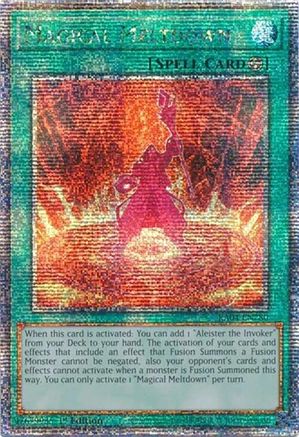 Magical Meltdown (Quarter Century Secret Rare) (RA04-EN280) - Quarter Century Stampede 1st Edition Quarter Century Stampede Yugioh Single  Squirtle Squad Card Shop.