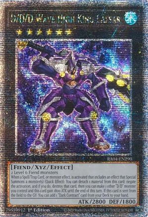 D/D/D Wave High King Caesar (Quarter Century Secret Rare) (RA04-EN290) - Quarter Century Stampede 1st Edition Quarter Century Stampede Yugioh Single  Squirtle Squad Card Shop.