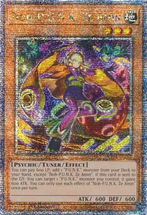 Noh-P.U.N.K. Ze Amin (Quarter Century Secret Rare) (RA04-EN293) - Quarter Century Stampede 1st Edition Quarter Century Stampede Yugioh Single  Squirtle Squad Card Shop.