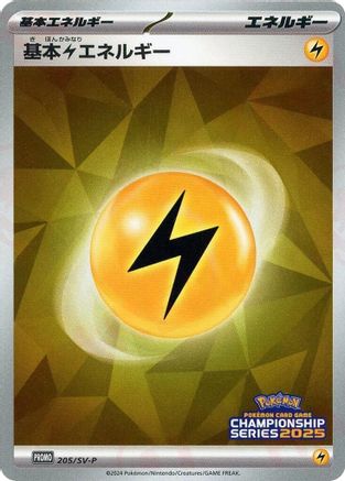 Basic Lightning Energy - 205/SV-P (205/SV-P) - SVP Promotional Cards Holofoil SV-P Promotional Cards Pokemon Japanese Single  Squirtle Squad Card Shop.