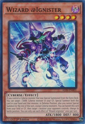 Wizard @Ignister (ALIN-EN001) - Alliance Insight 1st Edition Alliance Insight Yugioh Single  Squirtle Squad Card Shop.