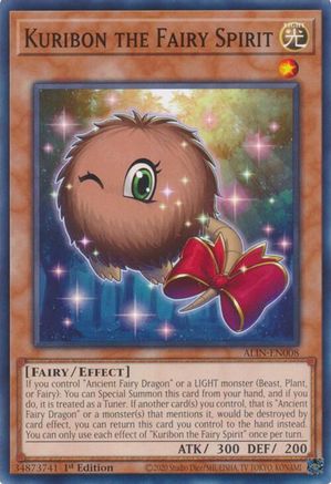 Kuribon the Fairy Spirit (ALIN-EN008) - Alliance Insight 1st Edition Alliance Insight Yugioh Single  Squirtle Squad Card Shop.