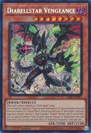 Diabellstar Vengeance (ALIN-EN011) - Alliance Insight 1st Edition Alliance Insight Yugioh Single  Squirtle Squad Card Shop.