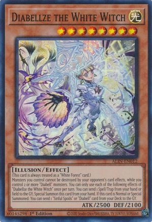 Diabellze the White Witch (ALIN-EN012) - Alliance Insight 1st Edition Alliance Insight Yugioh Single  Squirtle Squad Card Shop.
