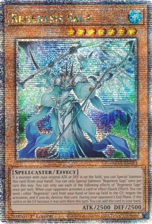 Regenesis Sage (Quarter Century Secret Rare) (ALIN-EN014) - Alliance Insight 1st Edition Alliance Insight Yugioh Single  Squirtle Squad Card Shop.