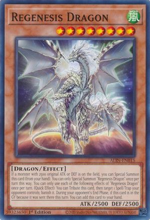 Regenesis Dragon (ALIN-EN015) - Alliance Insight 1st Edition Alliance Insight Yugioh Single  Squirtle Squad Card Shop.