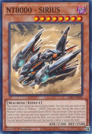 NT8000 - SIRIUS (ALIN-EN030) - Alliance Insight 1st Edition Alliance Insight Yugioh Single  Squirtle Squad Card Shop.