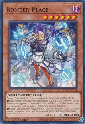 Bomber Place (ALIN-EN034) - Alliance Insight 1st Edition Alliance Insight Yugioh Single  Squirtle Squad Card Shop.