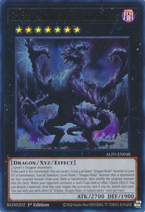 Eclipse, Dragon Ruler of Catastrophes (ALIN-EN048) - Alliance Insight 1st Edition Alliance Insight Yugioh Single  Squirtle Squad Card Shop.
