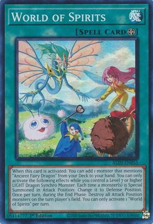 World of Spirits (ALIN-EN055) - Alliance Insight 1st Edition Alliance Insight Yugioh Single  Squirtle Squad Card Shop.