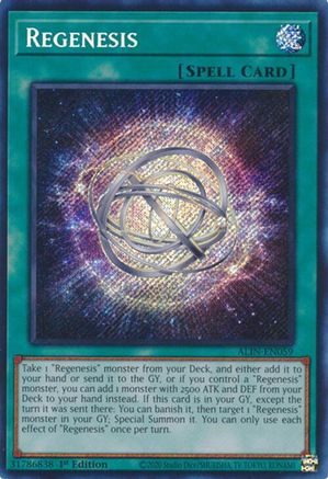 Regenesis (ALIN-EN059) - Alliance Insight 1st Edition Alliance Insight Yugioh Single  Squirtle Squad Card Shop.