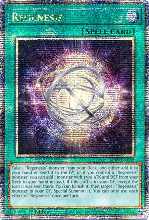 Regenesis (Quarter Century Secret Rare) (ALIN-EN059) - Alliance Insight 1st Edition Alliance Insight Yugioh Single  Squirtle Squad Card Shop.