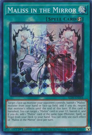 Maliss in the Mirror (ALIN-EN064) - Alliance Insight 1st Edition Alliance Insight Yugioh Single  Squirtle Squad Card Shop.