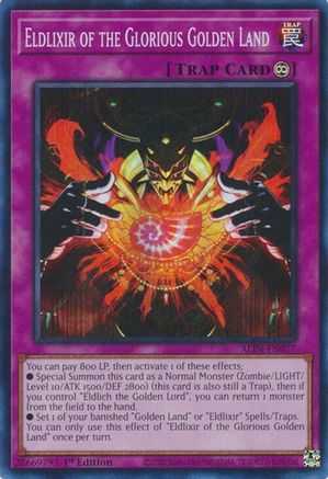 Eldlixir of the Glorious Golden Land (ALIN-EN077) - Alliance Insight 1st Edition Alliance Insight Yugioh Single  Squirtle Squad Card Shop.