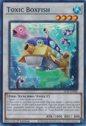 Toxic Boxfish (ALIN-EN085) - Alliance Insight 1st Edition Alliance Insight Yugioh Single  Squirtle Squad Card Shop.